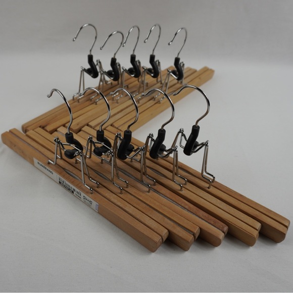 IKEA Storage & Organization Lot Of Natural Wood Trouser Pant Skirt